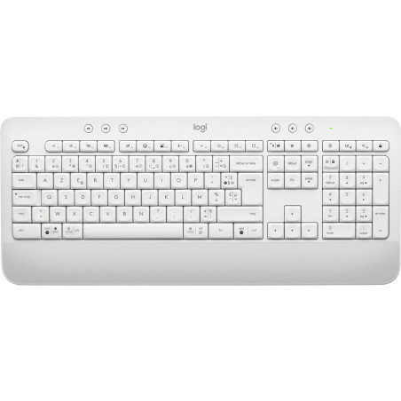 Logitech Signature K650 tastiera Ufficio Bluetooth AZERTY Francese Bianco