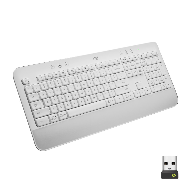 Logitech Signature K650 tastiera Ufficio Bluetooth QWERTZ Svizzere Bianco