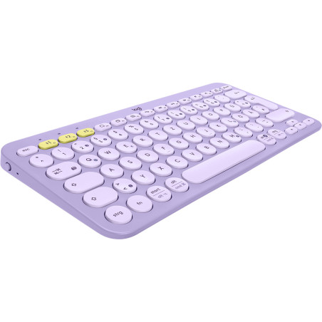 Logitech K380 tastiera Universale Bluetooth QWERTZ Tedesco Lavanda