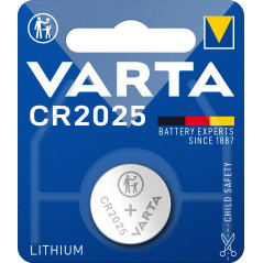 Varta LITHIUM Coin CR2025 (Batteria a bottone, 3V) Blister da 1