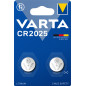 Varta LITHIUM Coin CR2025 (Batteria a bottone, 3V) Blister da 2