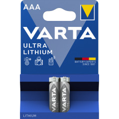 Varta Ultra Lithium, Batteria al litio, AAA, Micro, FR10G445, Blister da 2