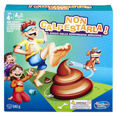 Hasbro Gaming Non Calpestarla!, gioco in scatola, da 4 anni in su, per 1 o più giocatori