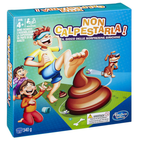 Hasbro Gaming Non Calpestarla!, gioco in scatola, da 4 anni in su, per 1 o più giocatori