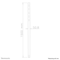 Neomounts Tubo telescopico per schermi LCD LED Plasma