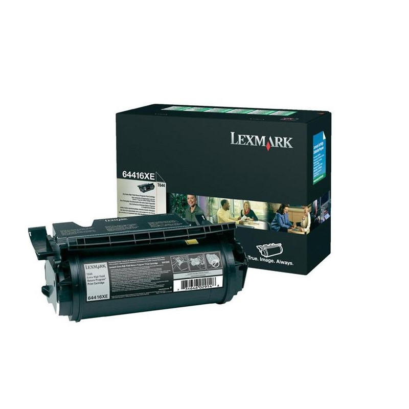 Lexmark T64x Extra High Yield Return Programme Cartridge cartuccia toner Originale Nero