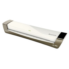 Leitz iLAM Laminator Office A3 Plastificatrice a caldo 400 mm min Argento, Bianco