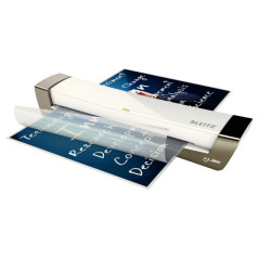 Leitz iLAM Laminator Office A3 Plastificatrice a caldo 400 mm min Argento, Bianco