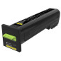 Lexmark 72K20YE cartuccia toner 1 pz Originale Giallo