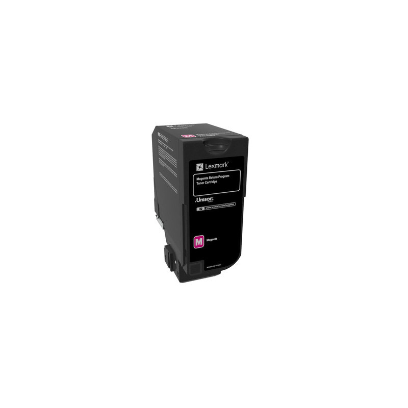 Lexmark 74C20M0 cartuccia toner 1 pz Originale Magenta