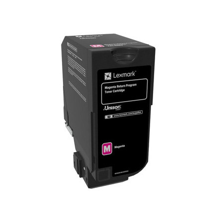 Lexmark 74C20M0 cartuccia toner 1 pz Originale Magenta