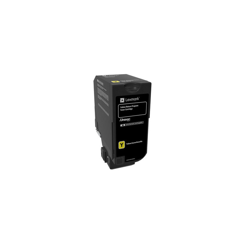 Lexmark 74C20Y0 cartuccia toner 1 pz Originale Giallo