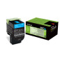 Lexmark 802C cartuccia toner 1 pz Originale Ciano