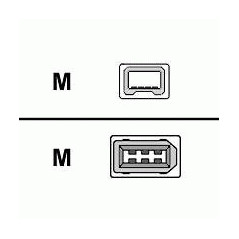 Canon Firewire Cable IFC-450D4 4,5 m Nero