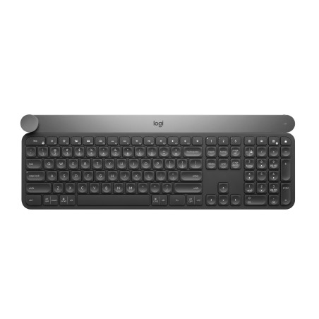 Logitech Craft Advanced keyboard with creative input dial tastiera Universale RF senza fili + Bluetooth QWERTY Inglese Nero,