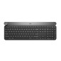 Logitech Craft Advanced keyboard with creative input dial tastiera Universale RF senza fili + Bluetooth QWERTY Inglese Nero,