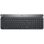 Logitech Craft Advanced keyboard with creative input dial tastiera Universale RF senza fili + Bluetooth QWERTY Nordic Nero,