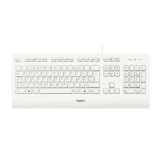 Logitech K280E Pro f  Business tastiera Ufficio USB QWERTZ Tedesco Bianco