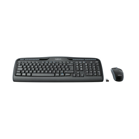 Logitech Wireless Combo MK330 tastiera Mouse incluso Ufficio USB QWERTZ Tedesco Nero