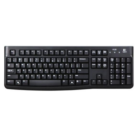 Logitech Keyboard K120 for Business tastiera USB Nordic Nero