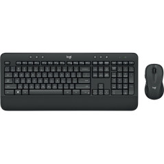 Logitech Advanced MK545 tastiera Mouse incluso Ufficio RF Wireless QWERTY US International Nero