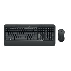 Logitech Advanced MK540 tastiera Mouse incluso Universale USB QWERTZ Tedesco Nero, Bianco