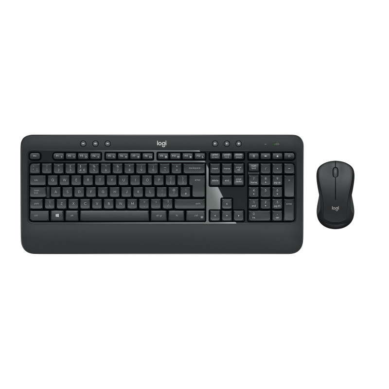 Logitech Advanced MK540 tastiera Mouse incluso Universale USB QWERTZ Tedesco Nero, Bianco