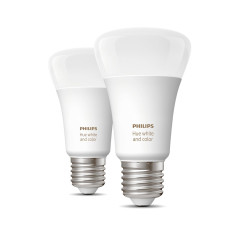 Philips Hue White and Color ambiance E27 - confezione da 2