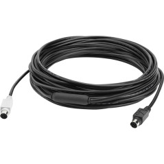 Logitech GROUP 10m Extender Cable cavo PS 2 6-p Mini-DIN Nero