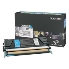 Lexmark C5200CS cartuccia toner 1 pz Originale Ciano