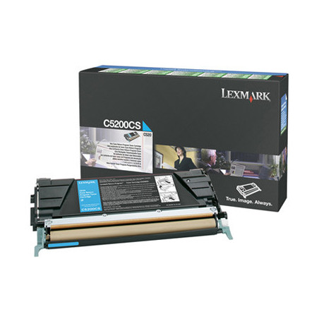 Lexmark C5200CS cartuccia toner 1 pz Originale Ciano