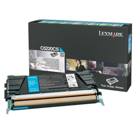 Lexmark C5220CS cartuccia toner 1 pz Originale Ciano