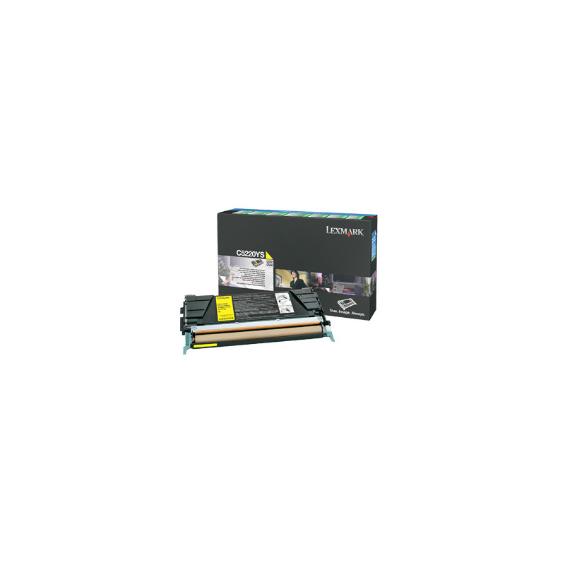 Lexmark C5220YS cartuccia toner 1 pz Originale Giallo