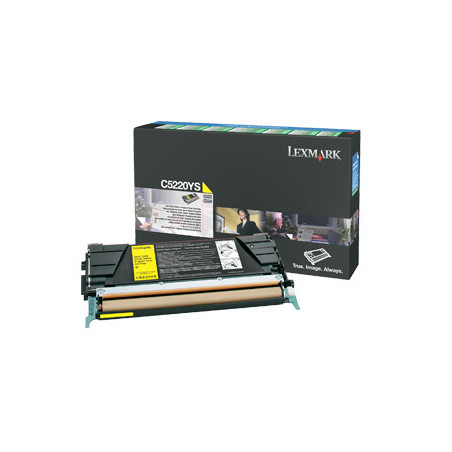 Lexmark C5220YS cartuccia toner 1 pz Originale Giallo