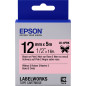 Epson Nastro satinato per etichettatrici LK-4PBK nero/rosa 12 mm (5 m)