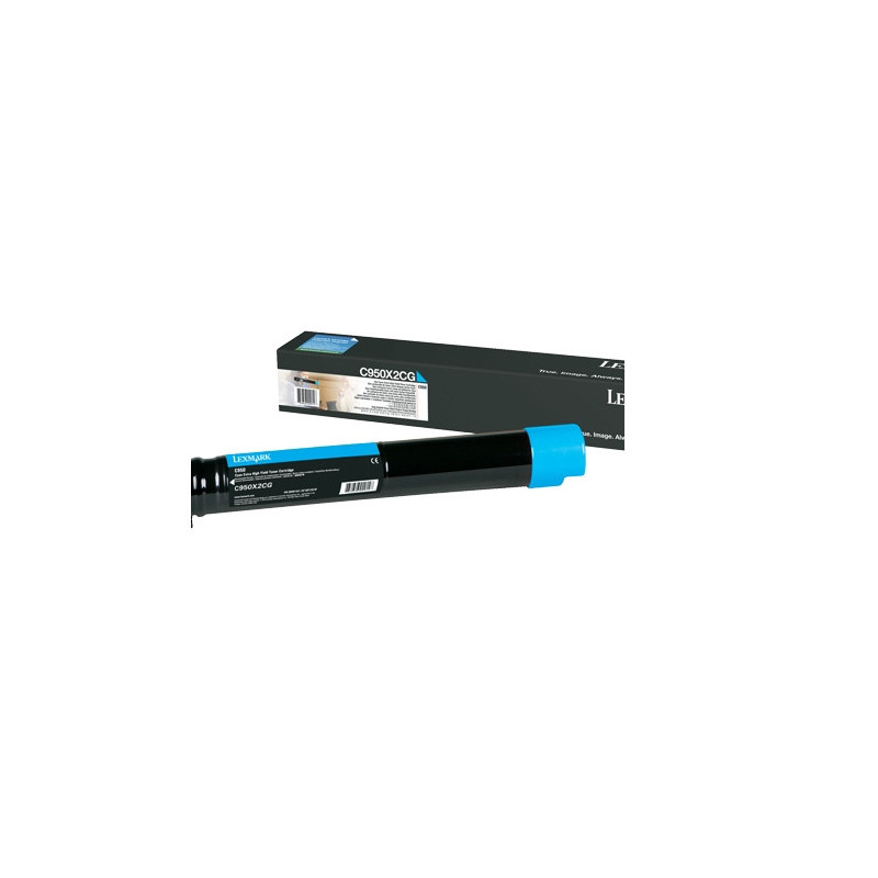 Lexmark C950X2CG cartuccia toner 1 pz Originale Ciano