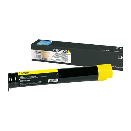 Lexmark C950X2YG cartuccia toner 1 pz Originale Giallo