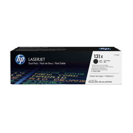 HP Confezione da 2 cartucce Toner originali nero ad alta capacità LaserJet 131X