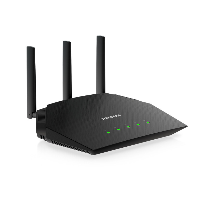 NETGEAR Nighthawk 4-Stream AX1800 WiFi 6 Router (RAX10) router wireless Gigabit Ethernet Dual-band (2.4 GHz/5 GHz) Nero