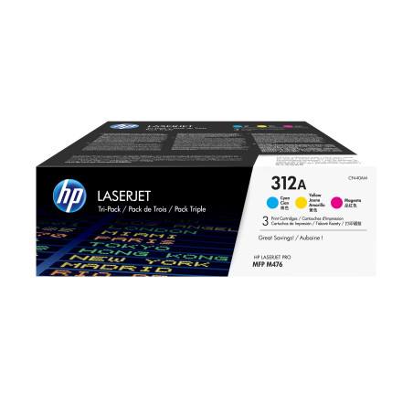 HP Cartuccia Toner ciano Tri-Pack 312A