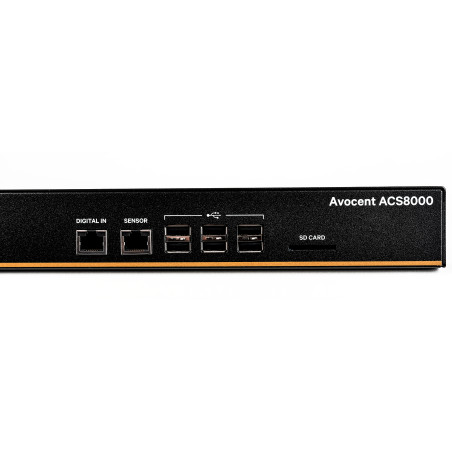 Vertiv Avocent Console Server ACS 8000 a 8 porte, con singola alimentazione DC