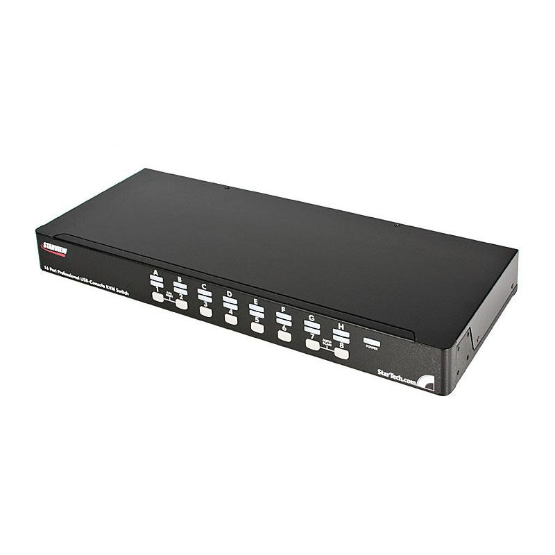 StarTech.com Switch KVM USB PS/2 a 16 porte montabile a rack 1U, con OSD