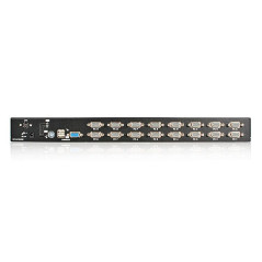 StarTech.com Switch KVM USB PS 2 a 16 porte montabile a rack 1U, con OSD