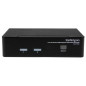 StarTech.com Switch KVM DisplayPort USB professionale a 2 porte con audio