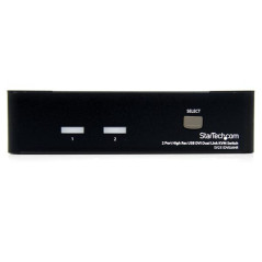 StarTech.com Switch KVM dual link DVI USB alta risoluzione a 2 porte con audio