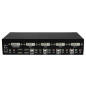 StarTech.com Switch KVM dual link DVI USB alta risoluzione a 4 porte con audio