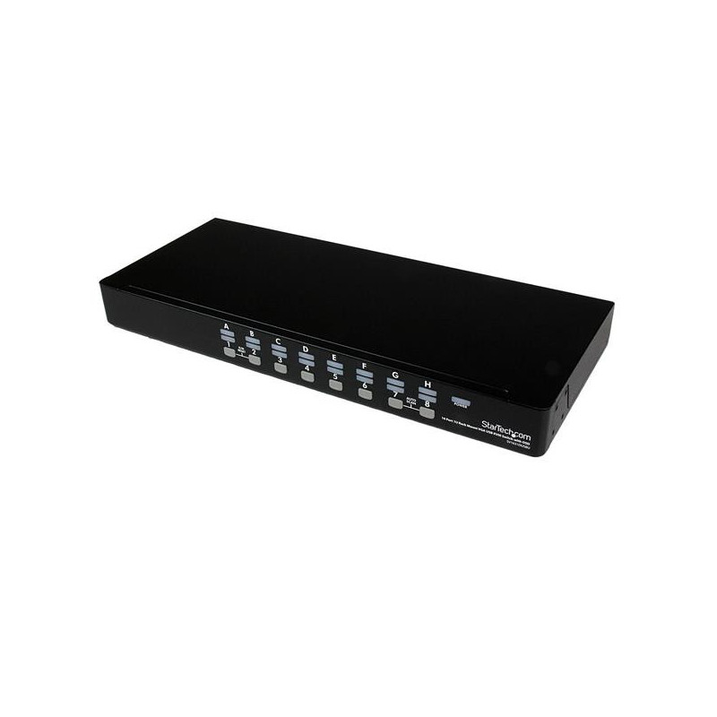 StarTech.com Switch KVM USB 16 porte, montabile a rack 1U, con OSD