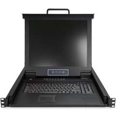 StarTech.com RKCONS1716K console a rack 43,2 cm (17") 1280 x 1024 Pixel Acciaio Nero 1U