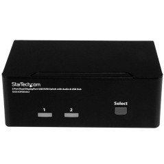 StarTech.com Switch KVM a 2 porte DisplayPort per doppio Monitor - 4k 60hz