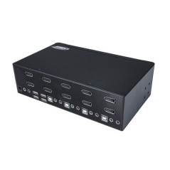 StarTech.com Switch KVM a 4 porte per Dual DisplayPort - 4k 60Hz